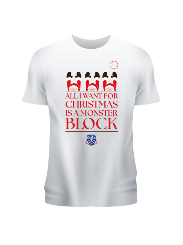 Monster Block Christmas T-shirt