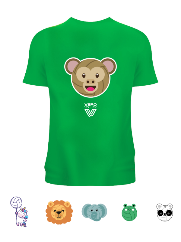 T-shirt Volley Animals | Verde