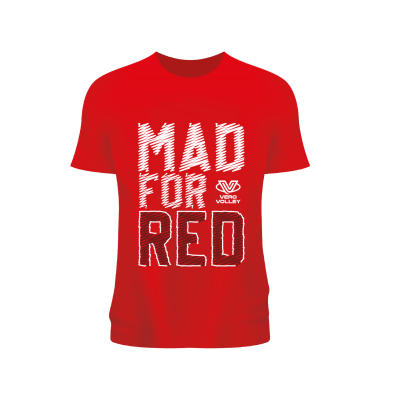 T-shirt Mad For Red