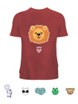 T-shirt Volley Animals | Bordeaux