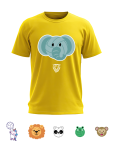 T-shirt Volley Animals | Gialla
