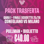 Pack | Trasferta Conegliano vs Milano