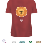 T-shirt Volley Animals | Bordeaux