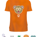 T-shirt Volley Animals | Arancione